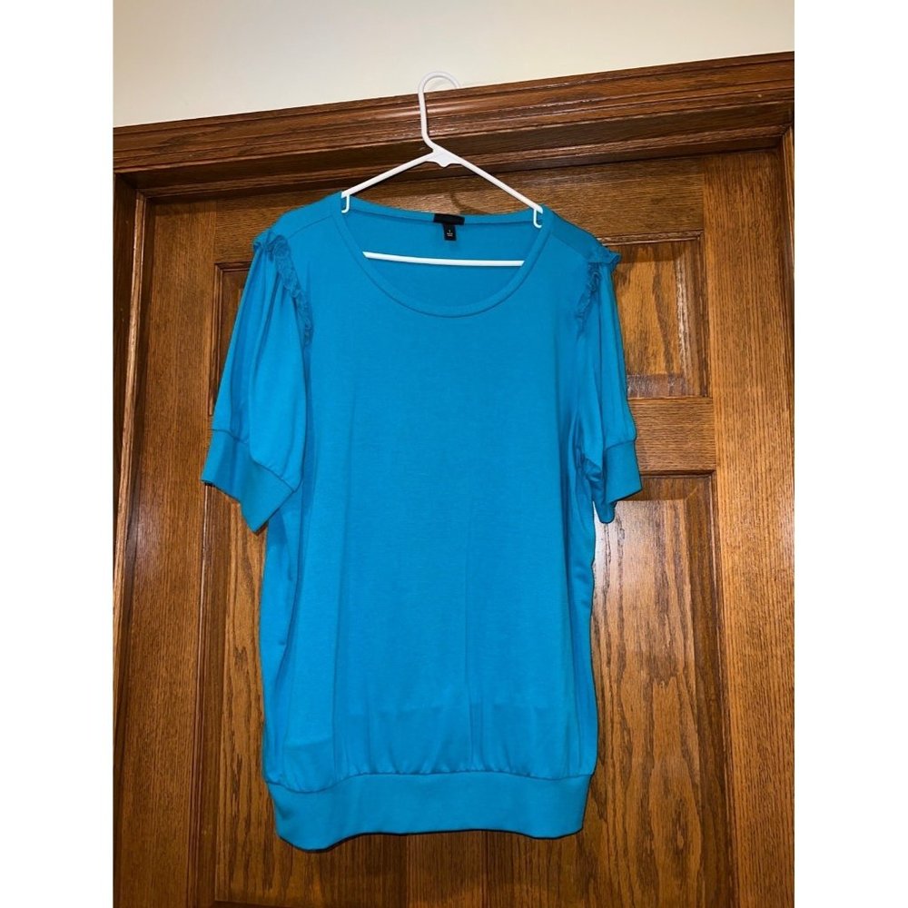 Torrid Lt Weight French Terry Crew Neck Short Sleeve Sweatshirt
